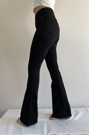 Jean Trend Zero Max Full Likra Ispanyol Paça Jean-Siyah