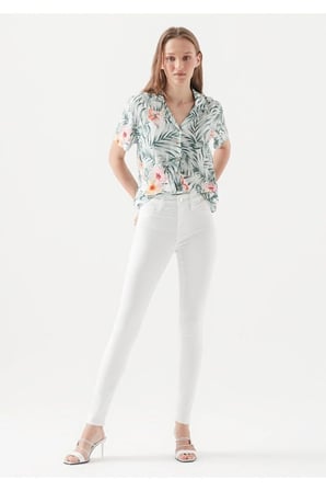 Ramses Beyaz Yüksek Bel S.ü.p.e.r Skinny Jeans Pantolon Jeans(toparlayıcı)