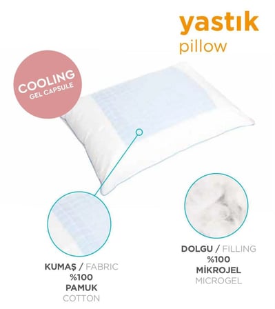 NOFKU KLİMALI SERİNLETİCİ JEL YASTIK 