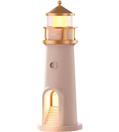  LED Deniz Feneri Ay Lambası Projektör Gece Lambası, Ay Işığı Projeksiyon Gece Lambası
