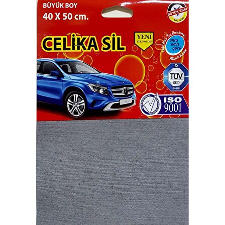 CELİKA ANTİBAKTERİYEL MİKROFİBER TEMİZLİK BEZİ 40*50 FİBRAM