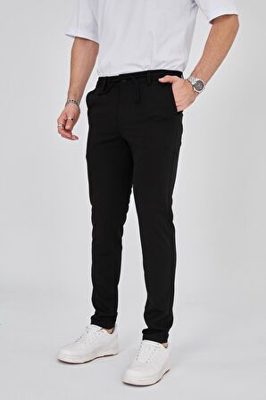 Pollycotton Slim Fit Jogger Pantolon