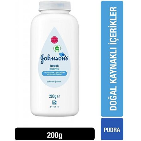 Johnsons Baby Bebek Pudrası 200 gr