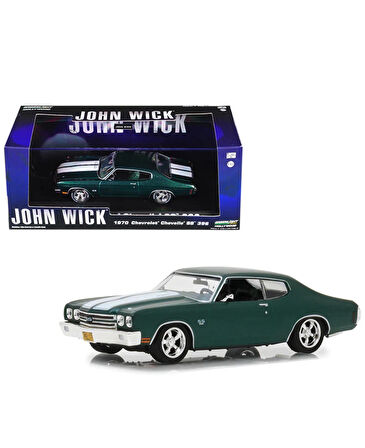 Greenlight Hollywood – John Wick 1970 Chevrolet Chevelle SS 396 1:43 Diecast Koleksiyon Aracı