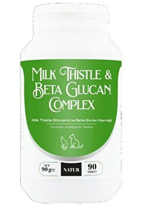 Natur Milk Thistle & Beta - Glucan Complex Destekleyici 90 Tablet 
