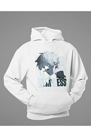 Anime Karakter Baskılı Unisex Oversize Hoodie