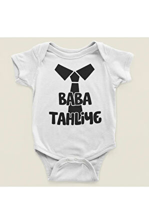 Baba Tahliye Yazılı Pamuklu Yumuşak Unisex Çıtçıtlı Body Zıbın