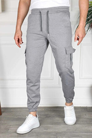 Kargo Cep Unisex Paça Lastikli Eşofman Altı