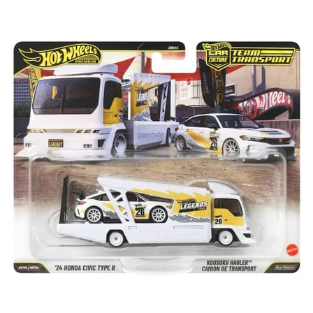 Hot Wheels Premium Legends Team Transport Honda Civic Type R Kousoku Hauler 2'li 1:64 JMN15