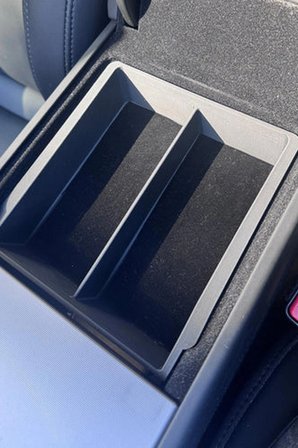 Tesla Model Y (Juniper) Kol Dayama Kolçak İçi Düzenleyici Çekmece Süet Kaplı