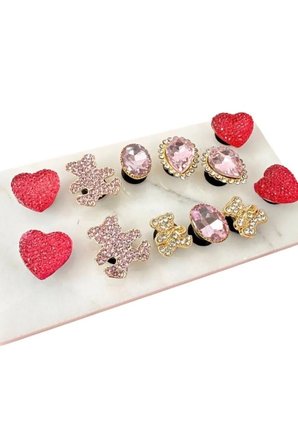 Pembe Jibbitz Set