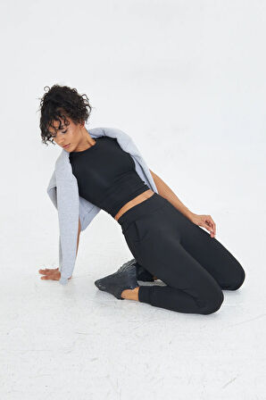 Lesa Wear Yüksek Bel Toparlayıcı ve Sıkılaştırıcı Likralı Jogger Eşofman Altı Joggers