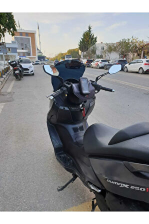 Sym Joymax250 İ Siperlik Ön Cam 2013 2017 Model 54cm siyah Renkli 4mm SPOR CAM