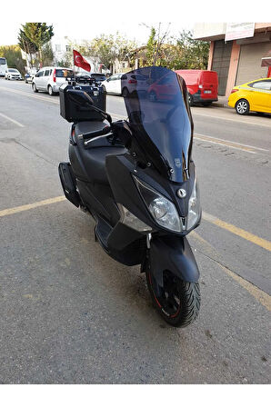 Sym Joymax250 İ Siperlik Ön Cam 2013 2017 Model 65cm Siyah Renkli 4mm ORTA BOYLU CAM İADESİ YOKTUR
