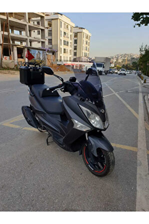 Sym Joymax250 İ Siperlik Ön Cam 2013 2017 Model 75cm Açıkfüme Renkli 4mm UZUN CAM