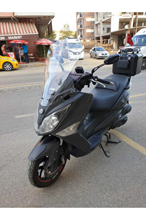 Sym Joymax250 İ Siperlik Ön Cam 2013 2017 Model 75cm Şeffaf Renkli 4mm UZUN CAM