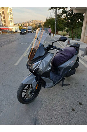 Sym Joyride 300 Siperlik Ön Cam 2023 2024 Model 65cm Şeffaf Renkli 4mm ORTA BOYLU CAM