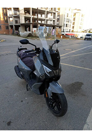 Sym Joyride 300 Siperlik Ön Cam 2023 2024 Model 65cm Şeffaf Renkli 4mm ORTA BOYLU CAM