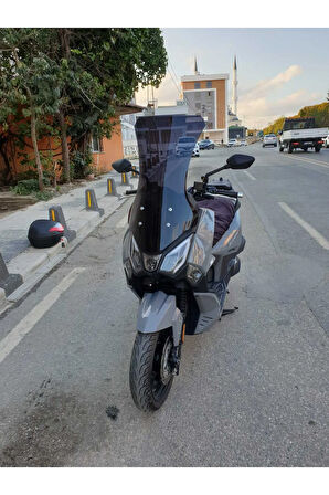 Sym Joyride 300 Siperlik Ön Cam 2023 2024 Model 75cm Siyah Renkli 4mm UZUN CAM