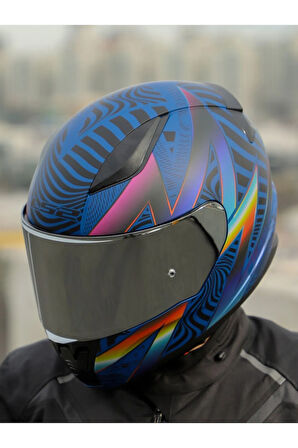RAPID 2 OPTIK MAT MAVİ-MOR KASK