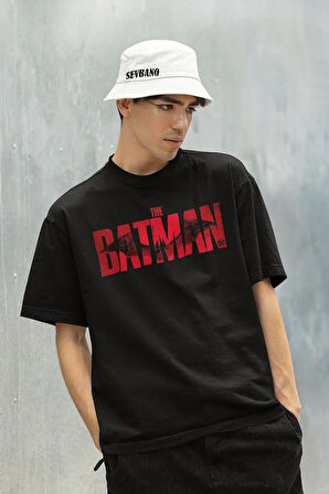 The Batman Dc Karakter Baskılı Unisex Oversize Tişört