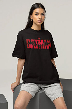 The Batman Dc Karakter Baskılı Unisex Oversize Tişört