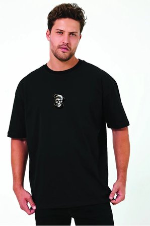 Lenithra Japan Tour Sırt Baskılı Unisex Oversize T-shirt Siyah / L