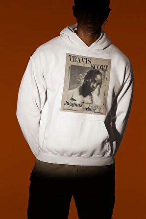 Travis Scott Tasarım Unisex Oversize Hoodie