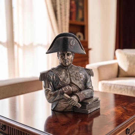 WISE Napolyon Büst Dekoratif Obje – Poliresin Tarihi Büst – 24,5 cm