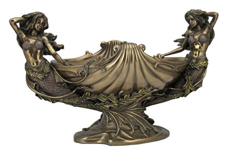 Wise Vazo & Tabak - 2’li Kadın Gondol Dekoratif Obje 35,5×17×12 CM