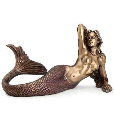 Wise Karışık-Wise Biblolar - Denizkızı Biblo 64x32x37 cm Dekoratif Obje Hediyelik