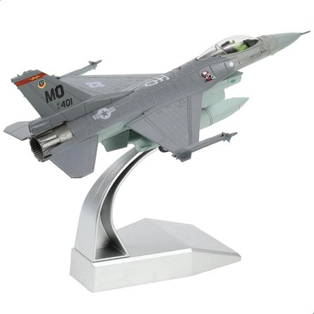 Maket Uçaklar-F16 SAVAŞ UÇAĞI Ebat 1:100 14*10*5 CM