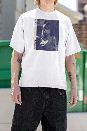 TS 10 Midnights Baskılı Unisex Oversize Taylor Swift Tişört