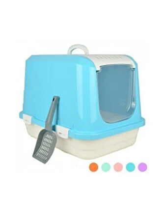 STANDART BOY KAPALI KEDİ TUVALET KABI