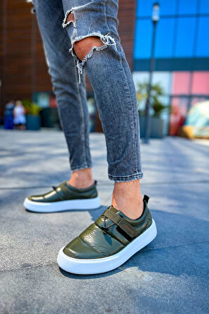 J137 Parachute Ortopedik Taban Günlük Paraşüt Kumaş Erkek Sneaker Spor Ayakkabı PKBT Haki