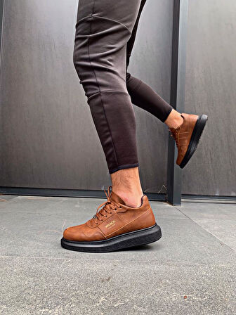 J040 Bağcıklı Ortopedik Taban Erkek Günlük Sneaker Spor Ayakkabı ST Taba