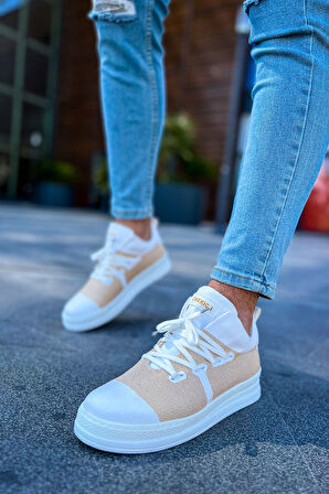 J219 Laser Ortopedik Taban Günlük Cilt Erkek Sneaker Spor Ayakkabı CBT Beyaz