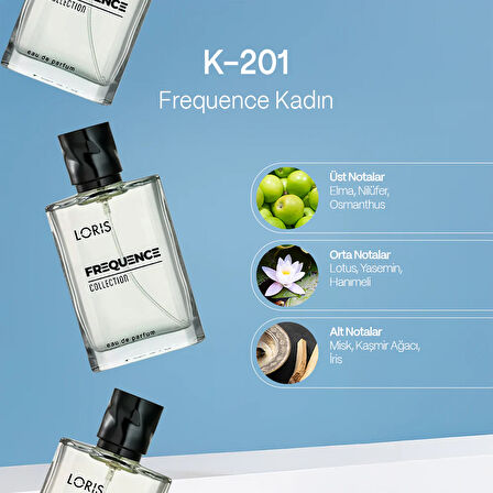 Loris K-201 Frequence Kadın Parfüm 50 Ml & K-201 Kadın Deodorant 150 Ml