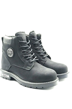 Unisex Garantiliışlık Su Ve Soğuk Geçirmez Fermuarlı Bağcıklı Kaymaz Taban Ortopedik Taban