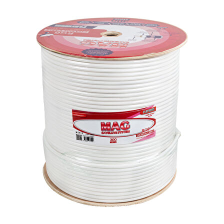 MAG PLATINUM RG6/U4 TRISHIELD 64 TEL ANTEN KABLOSU (300 METRE) (81)
