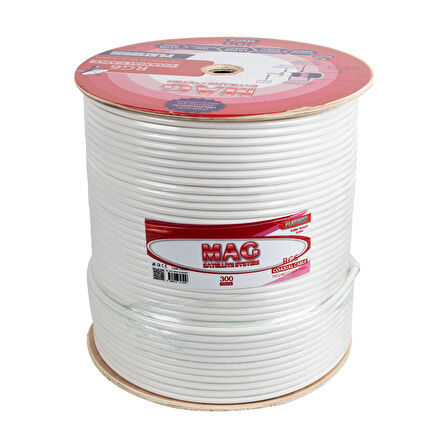 MAG PLATINUM RG6/U4 TRISHIELD 64 TEL ANTEN KABLOSU (300 METRE) (81)