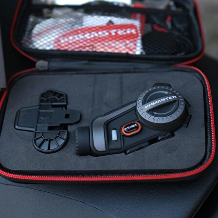 KNMASTER KN1600C PRO Kameralı Motosiklet Kask İnterkom Bluetooth İntercom Kulaklık Seti