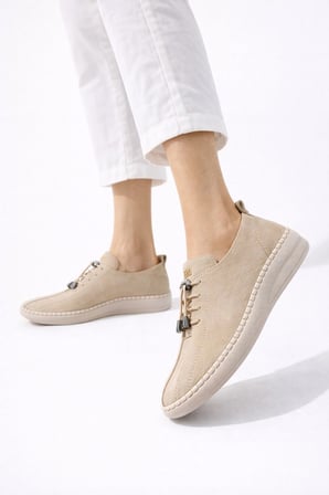 Comfort Sneaker Yumuşak Akıllı Bağcıklı Memory Taban Günlük Kaymaz Hafif Yürüyüş Ayakkabısı