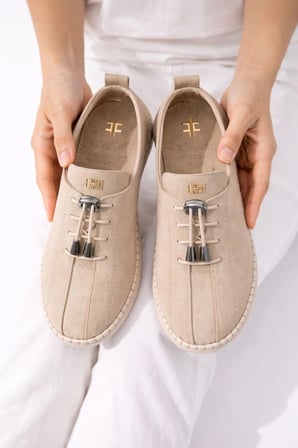 Comfort Sneaker Yumuşak Akıllı Bağcıklı Memory Taban Günlük Kaymaz Hafif Yürüyüş Ayakkabısı