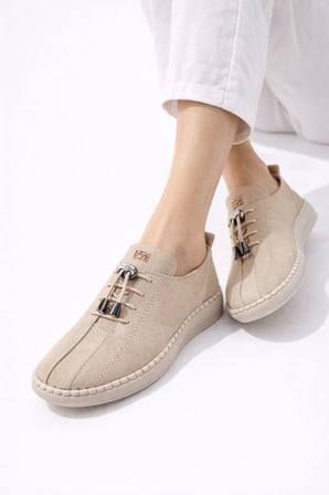Comfort Sneaker Yumuşak Akıllı Bağcıklı Memory Taban Günlük Kaymaz Hafif Yürüyüş Ayakkabısı