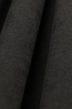 Kadife Dokulu 130x130 Premium Antrasit Renk Düz Polyester Dertsiz Masa Örtüsü