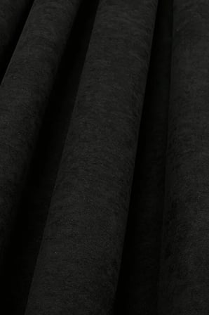Kadife Dokulu 130x130 Premium Siyah Renk Düz Polyester Dertsiz Masa Örtüsü