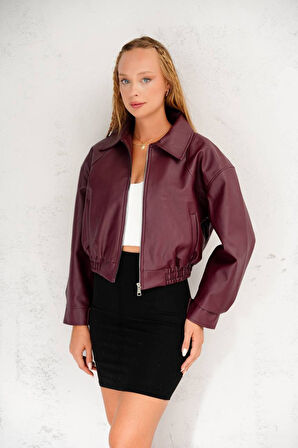 Oversize Basic Deri Ceket - Sokak Modasının Yeni İkonu