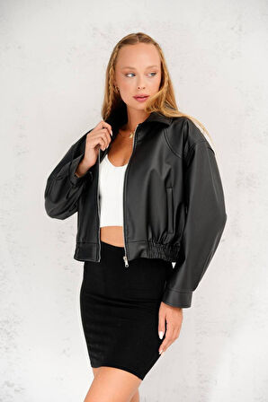 Oversize Basic Deri Ceket - Sokak Modasının Yeni İkonu