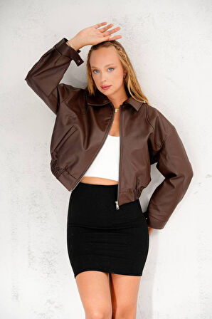 Oversize Basic Deri Ceket - Sokak Modasının Yeni İkonu